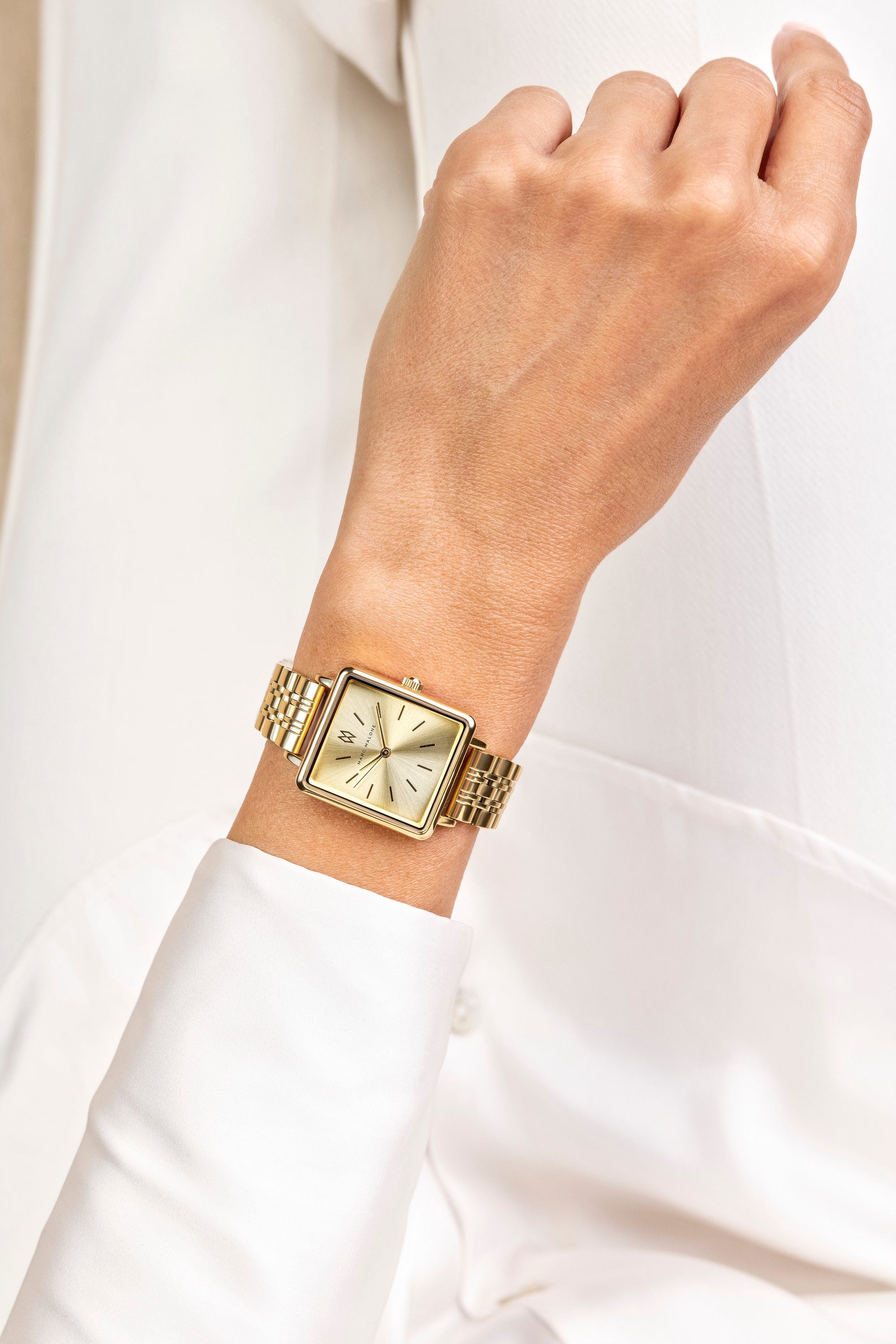 Victoria Gold Steel Watch