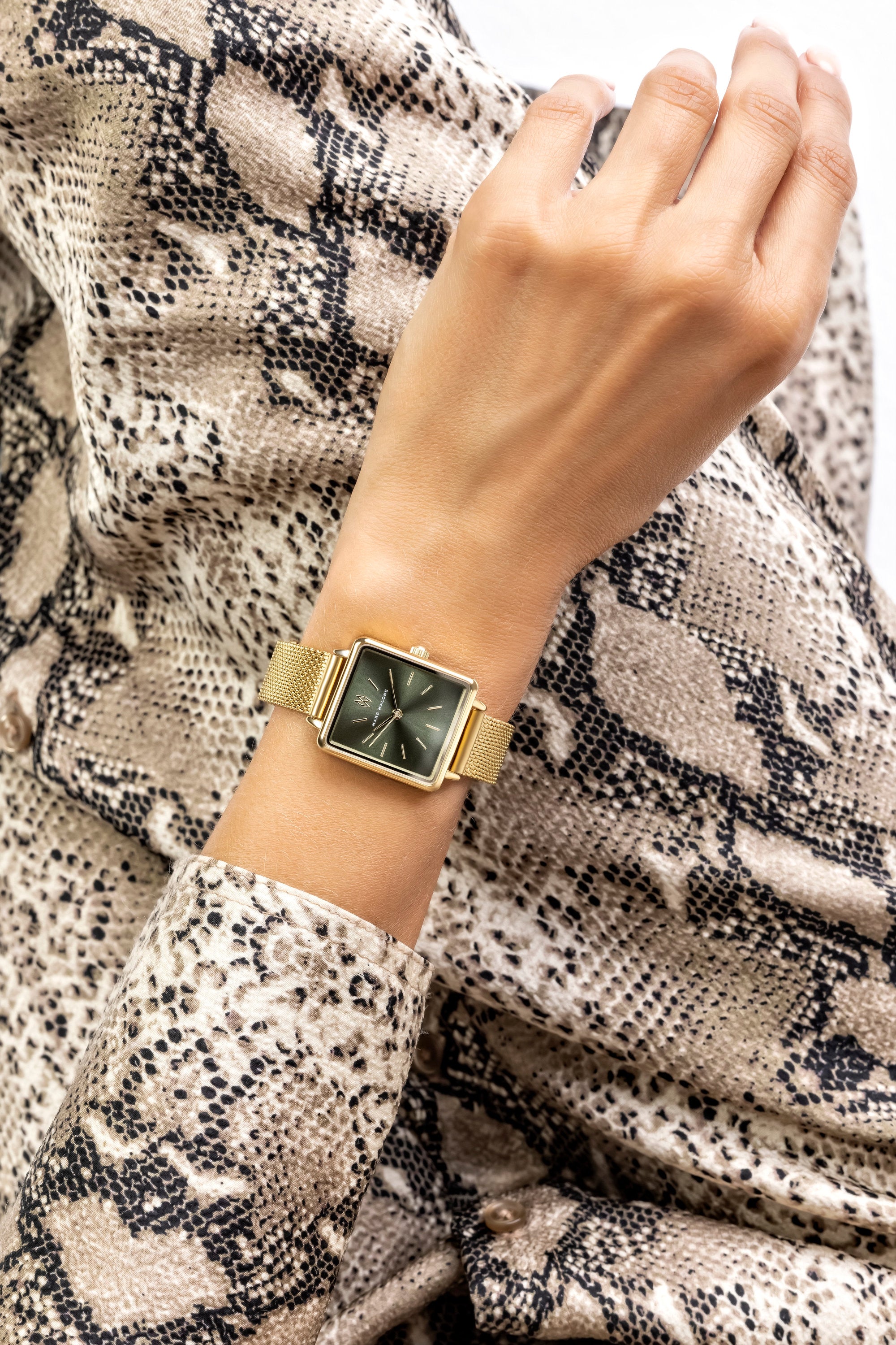 Jenny Quartz Gold Mesh