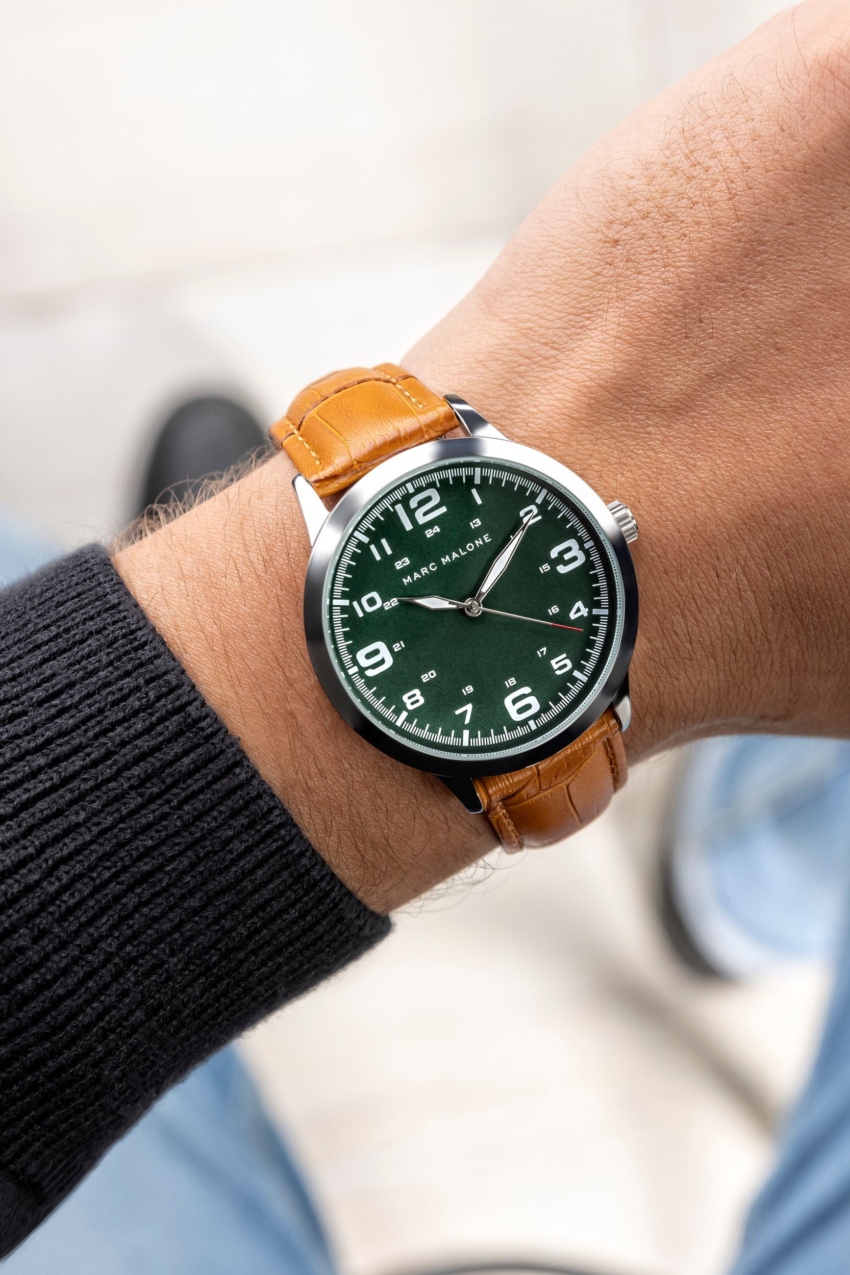 Jake Matt green Leather