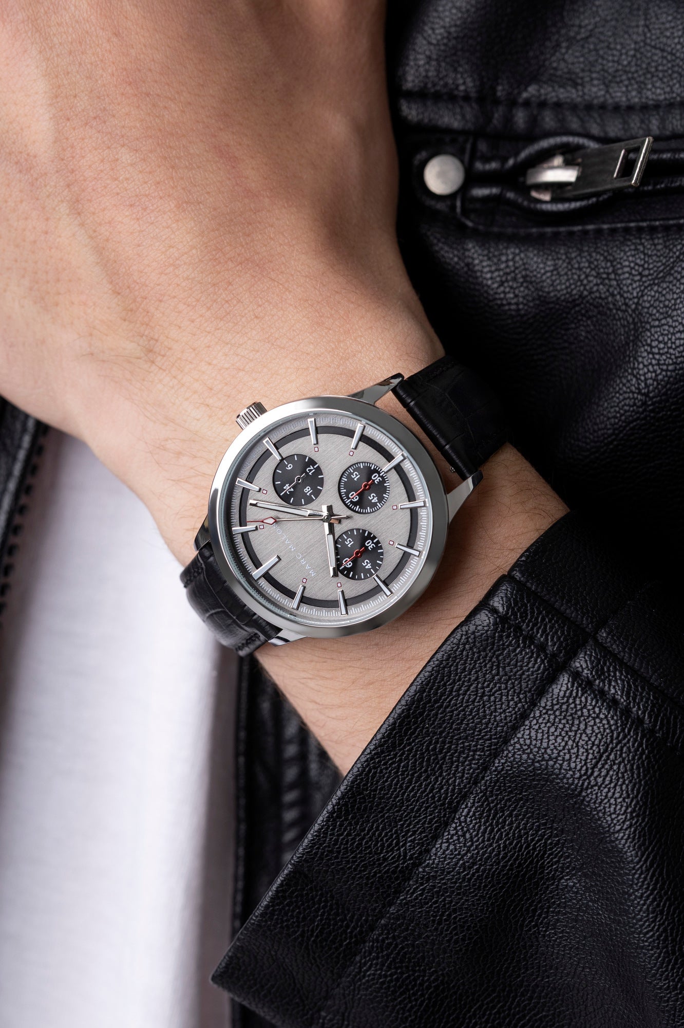 Obsidian Black Leather