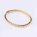 Onyx Gold Bracelet