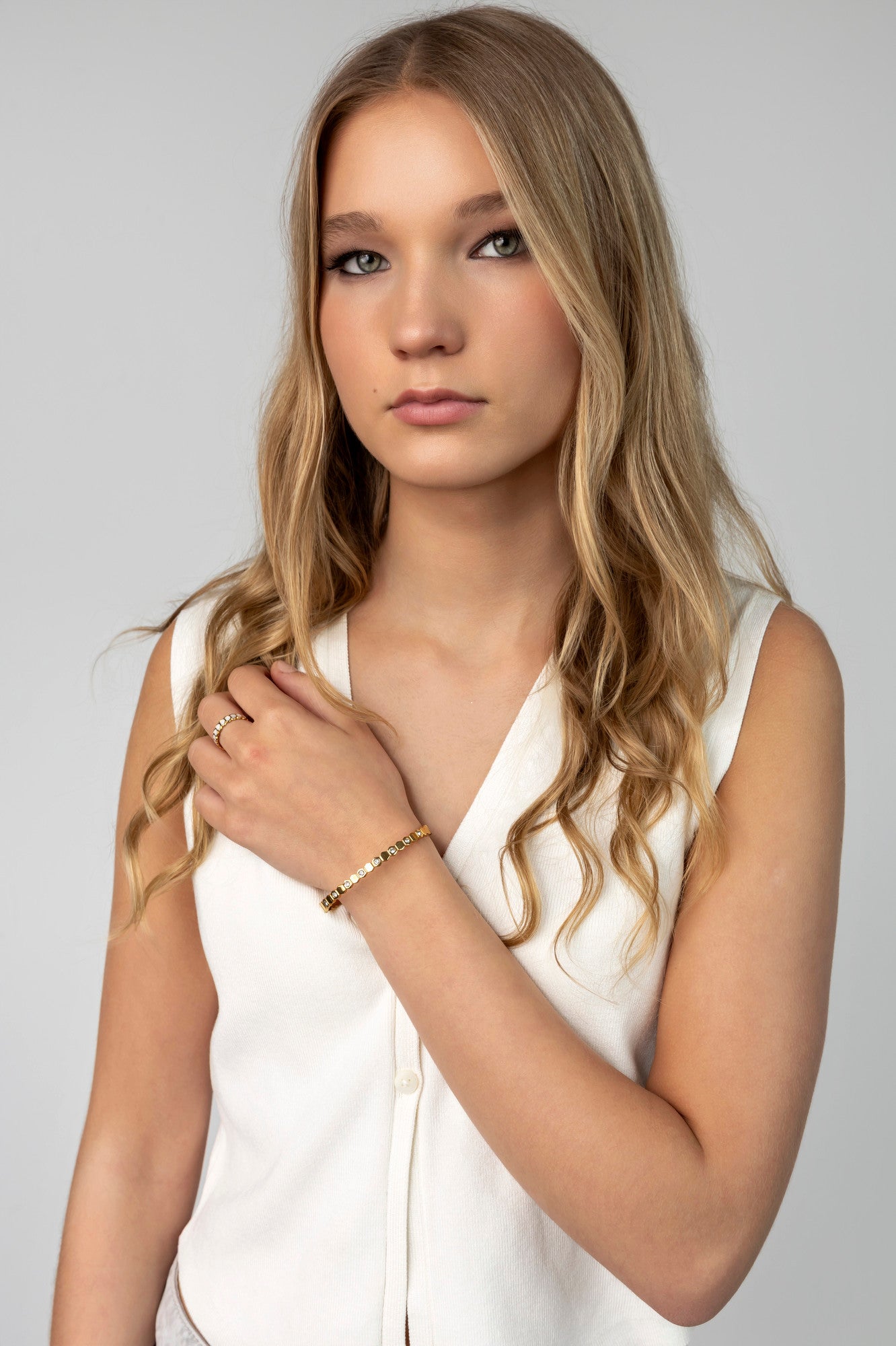 Onyx Gold Bracelet
