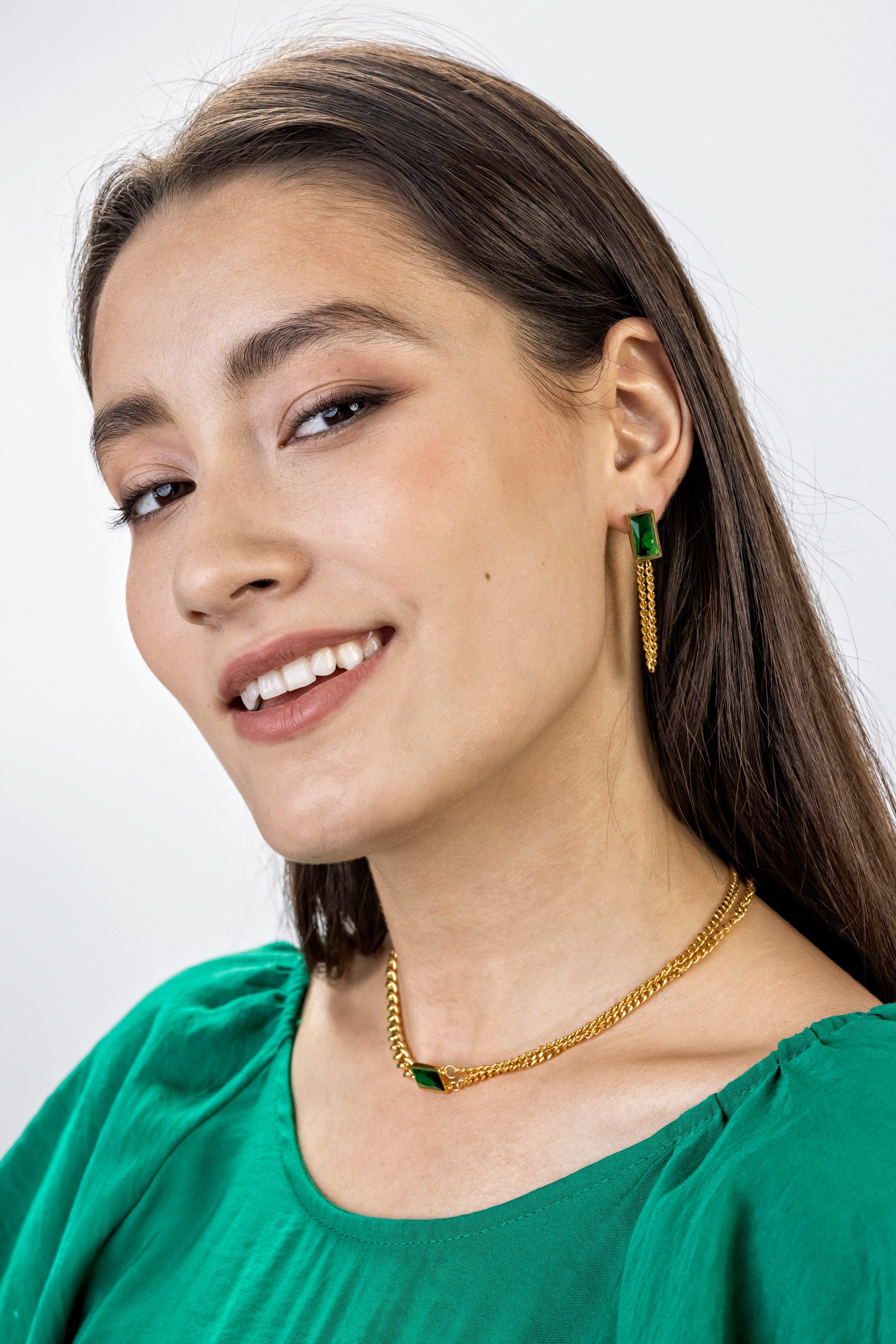 Abigail Green Earrings