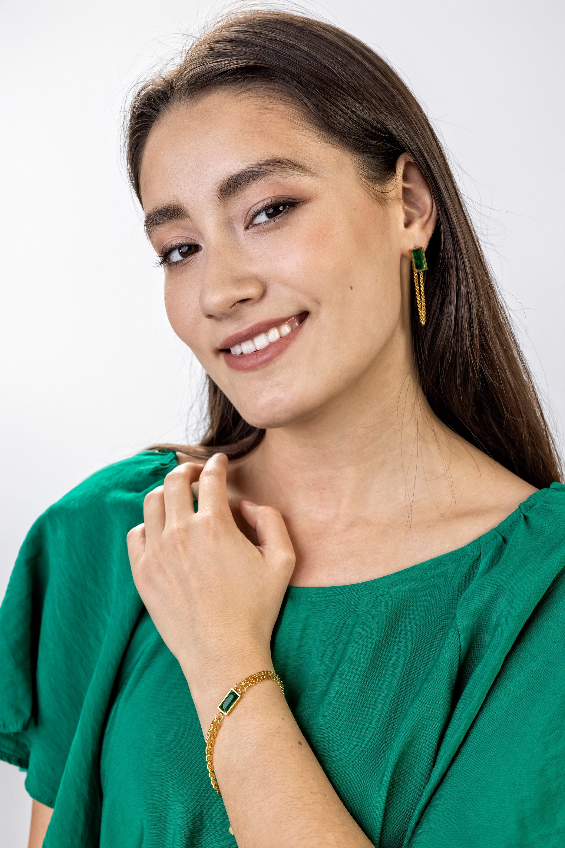 Abigail Green Earrings