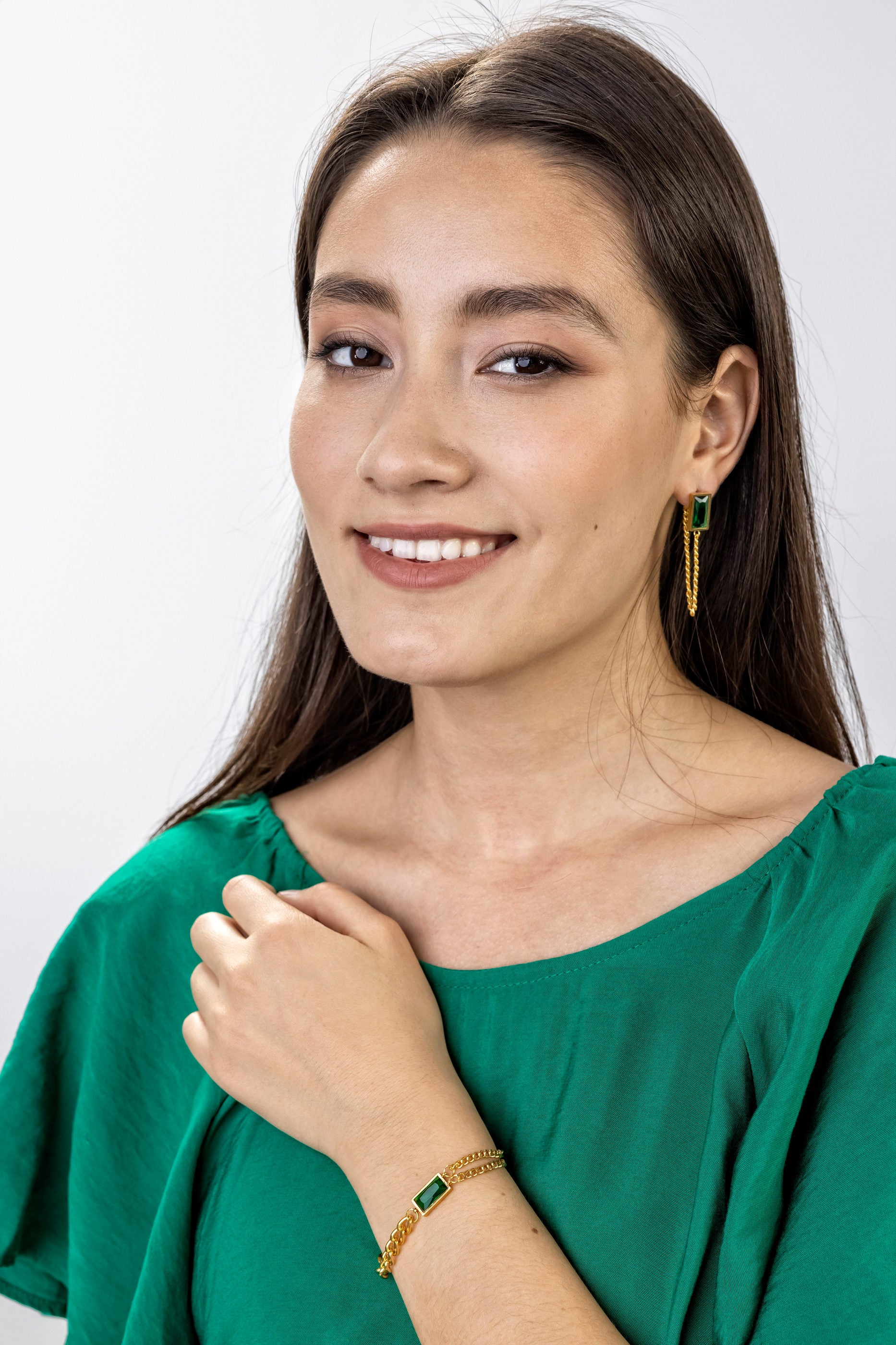 Abigail Green Earrings