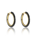 Elena Black Earrings