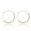 Naomi White Earrings