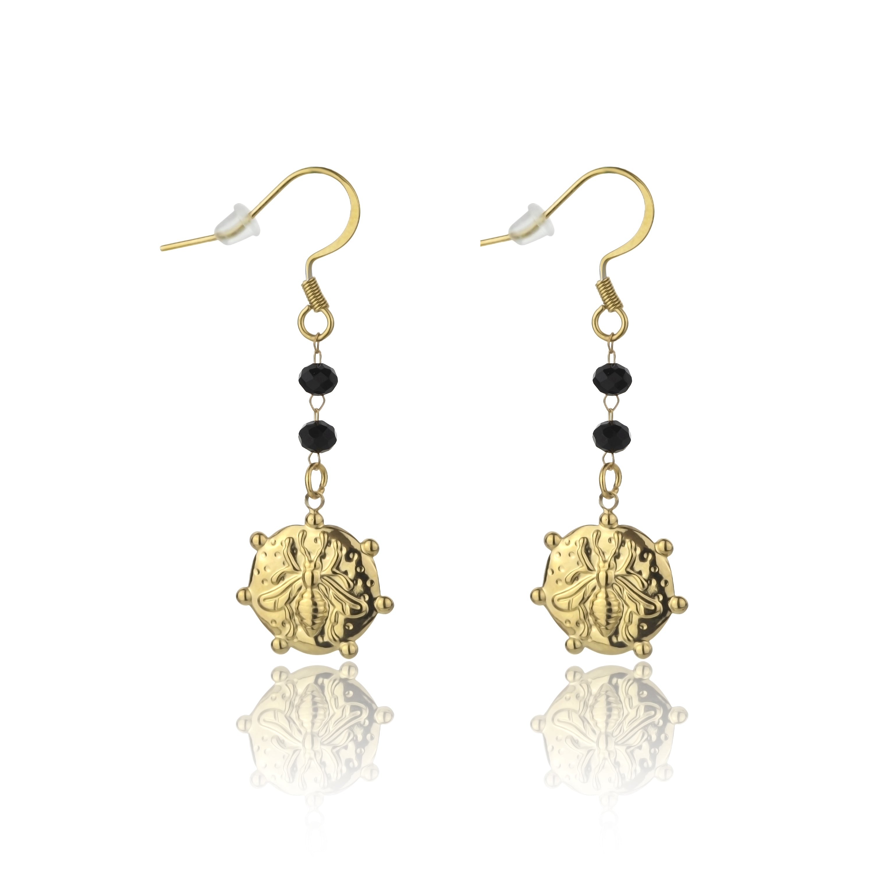 Audrey Black Earrings