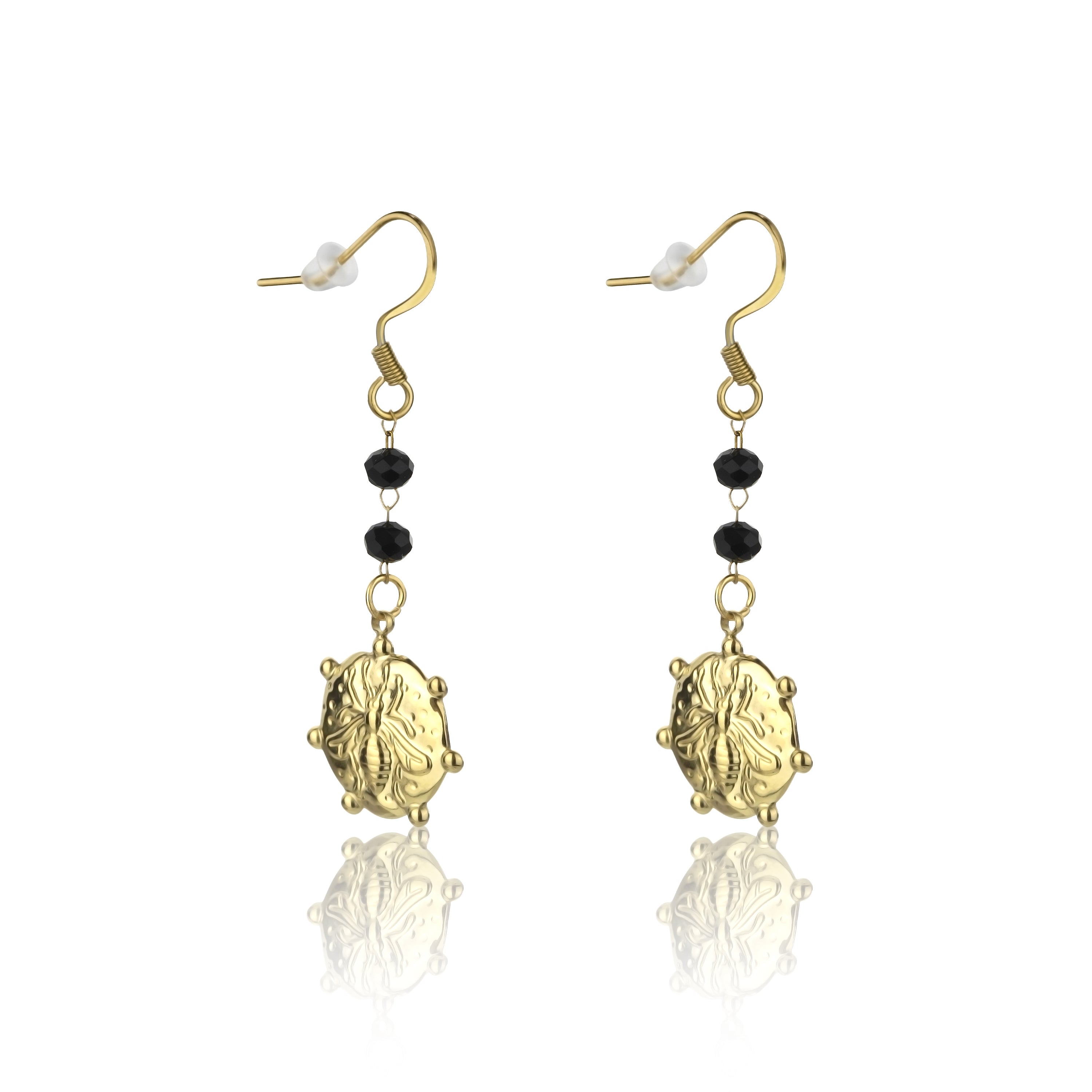 Audrey Black Earrings