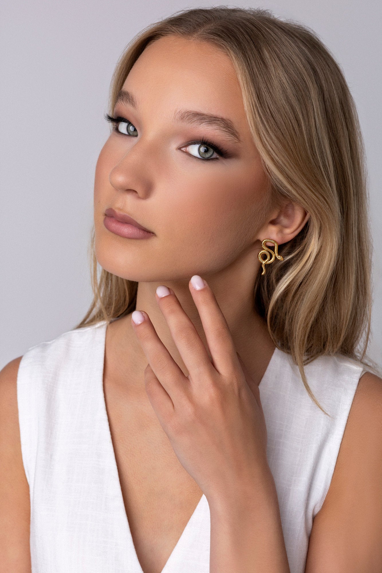 Mirella Gold Earrings