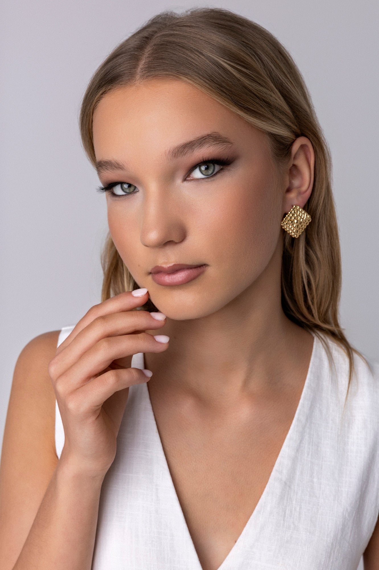 Solene Gold Earrings