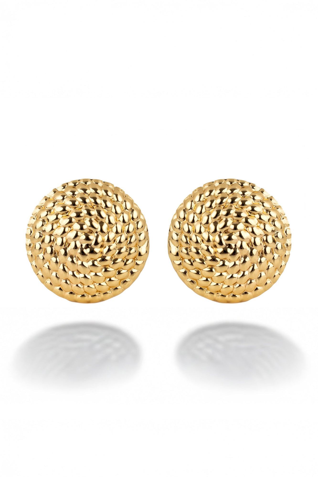 Camellia Gold Earrings