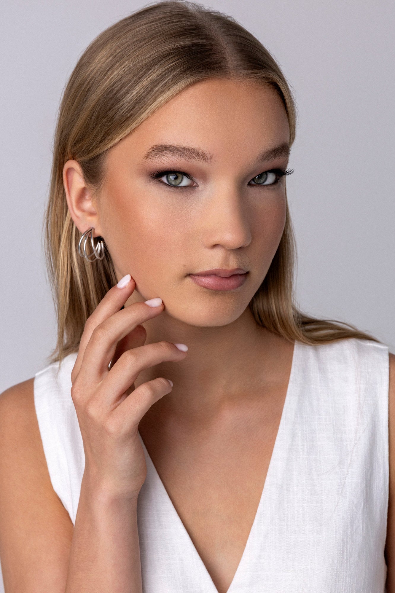 Ophelia Silver Earrings