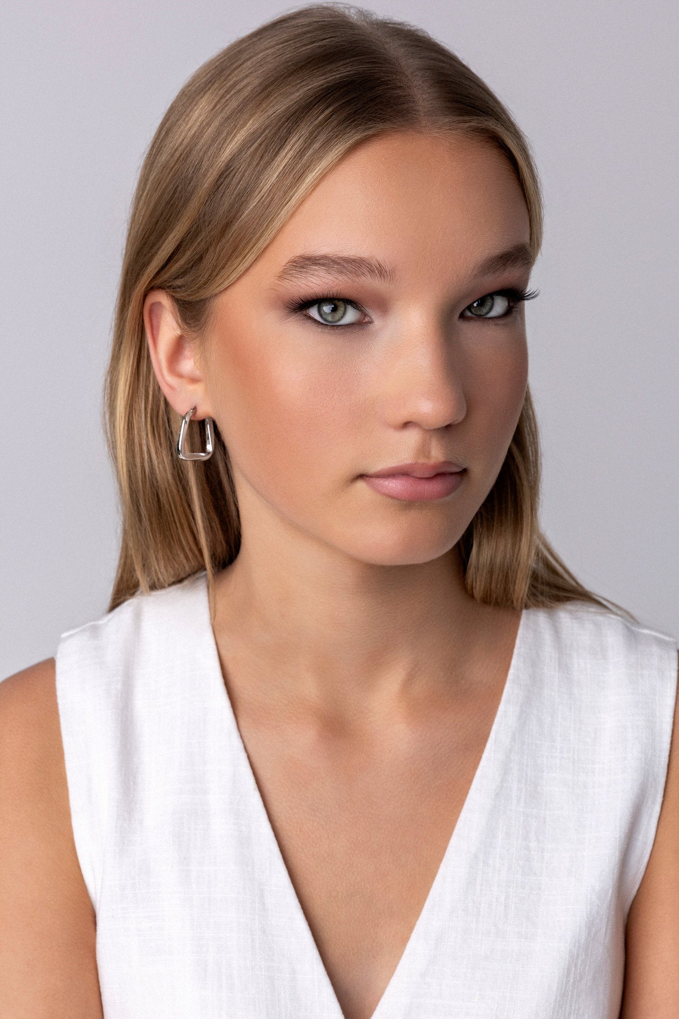 Boucles d'oreilles Lyra en argent