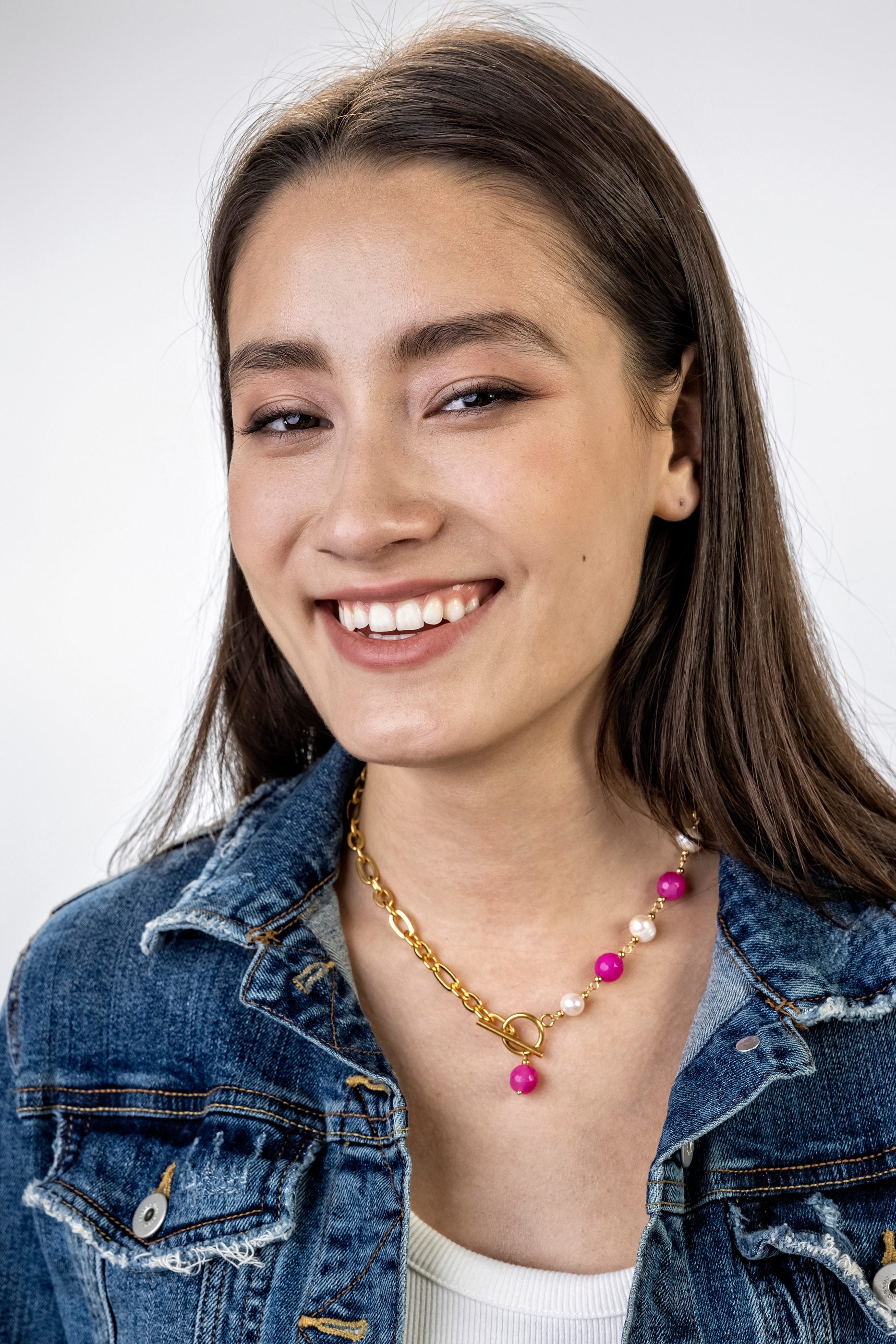 Madelyn Pink Necklace